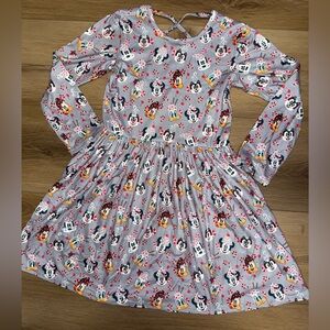 Disney Christmas mug, long sleeve Print Dress